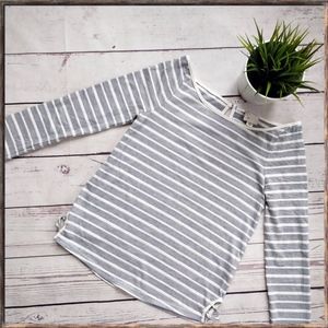 ANTHROPOLOGIE Postmark Greta Striped Pullover, XS